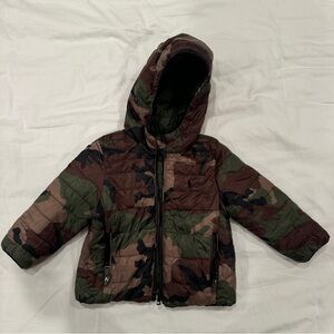 Ralph Lauren Baby Reversible Water Repellent Hooded Jacket - 18 Months